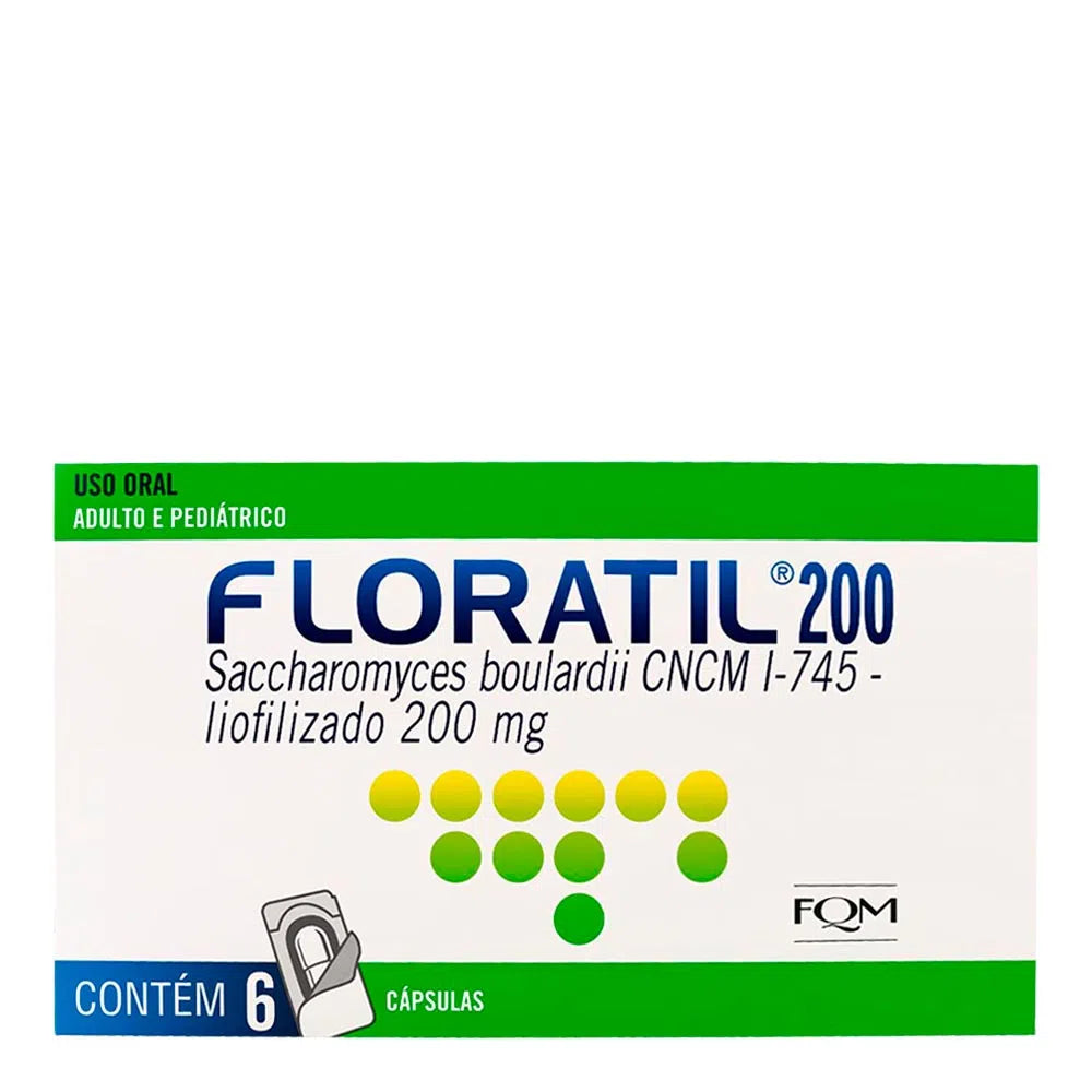 Floratil 200mg 6 Cápsulas